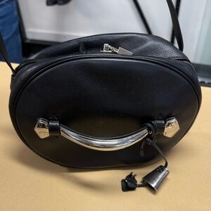 Black Balenciaga Leather Women's Bag - crossbody and top handle